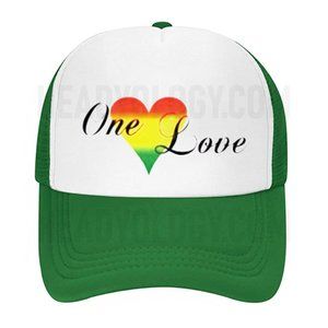 ONE LOVE Hats With Love Symbol Colorful Trucker Hat Baseball Snapback Hats